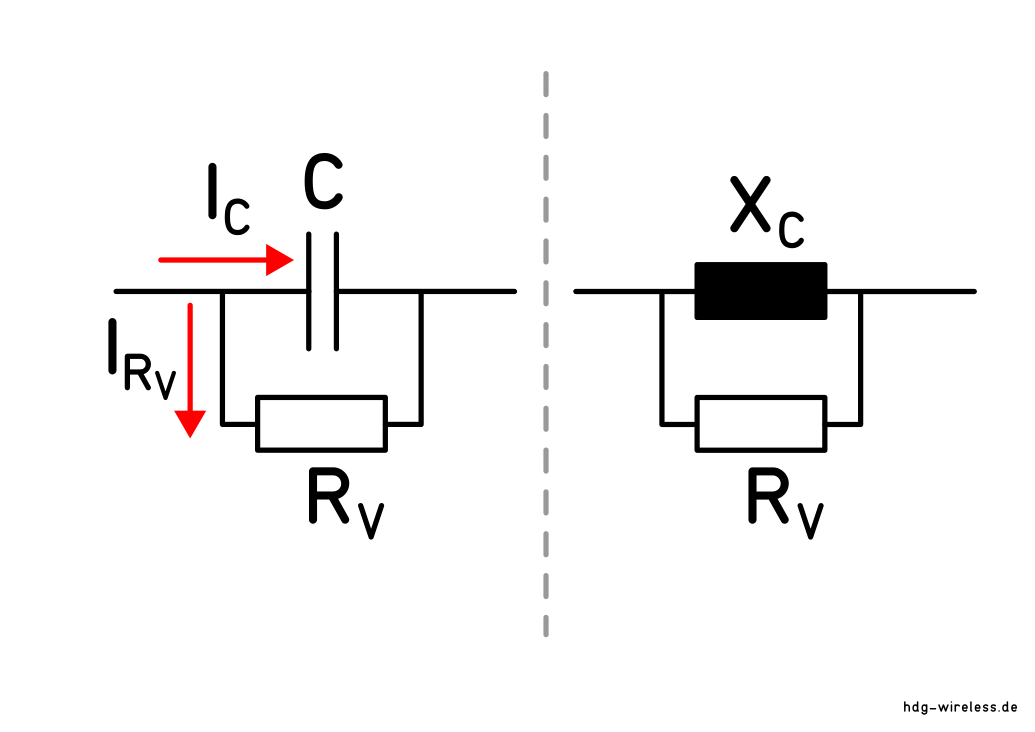 Ersatzschaltbild: Kondensator