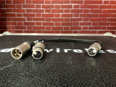 XLR4f-XLR3m/f – Y-Adapterkabel
