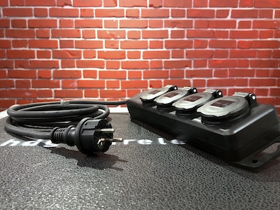 Steckdosenleiste 4fach/IP44